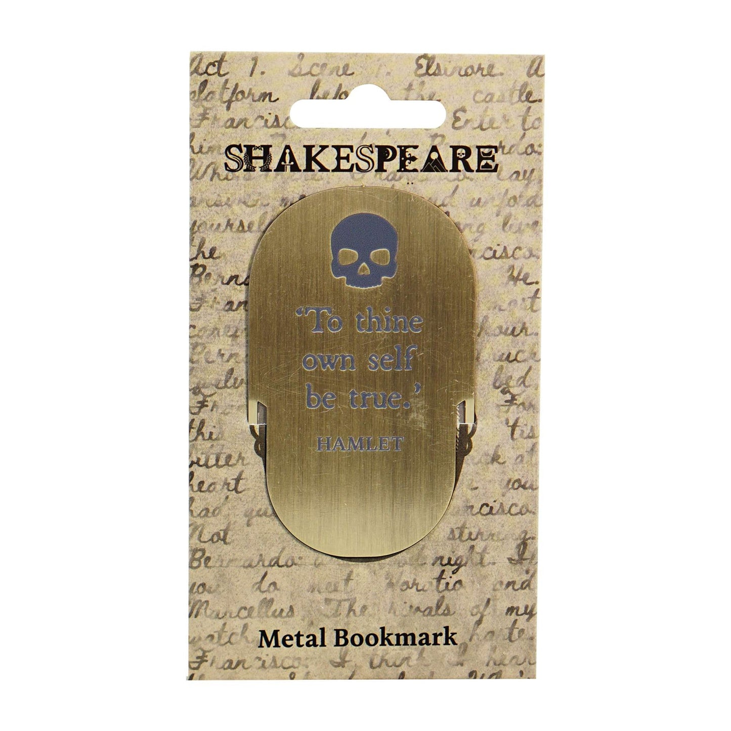 Marque-page en métal Shakespeare - Hamlet