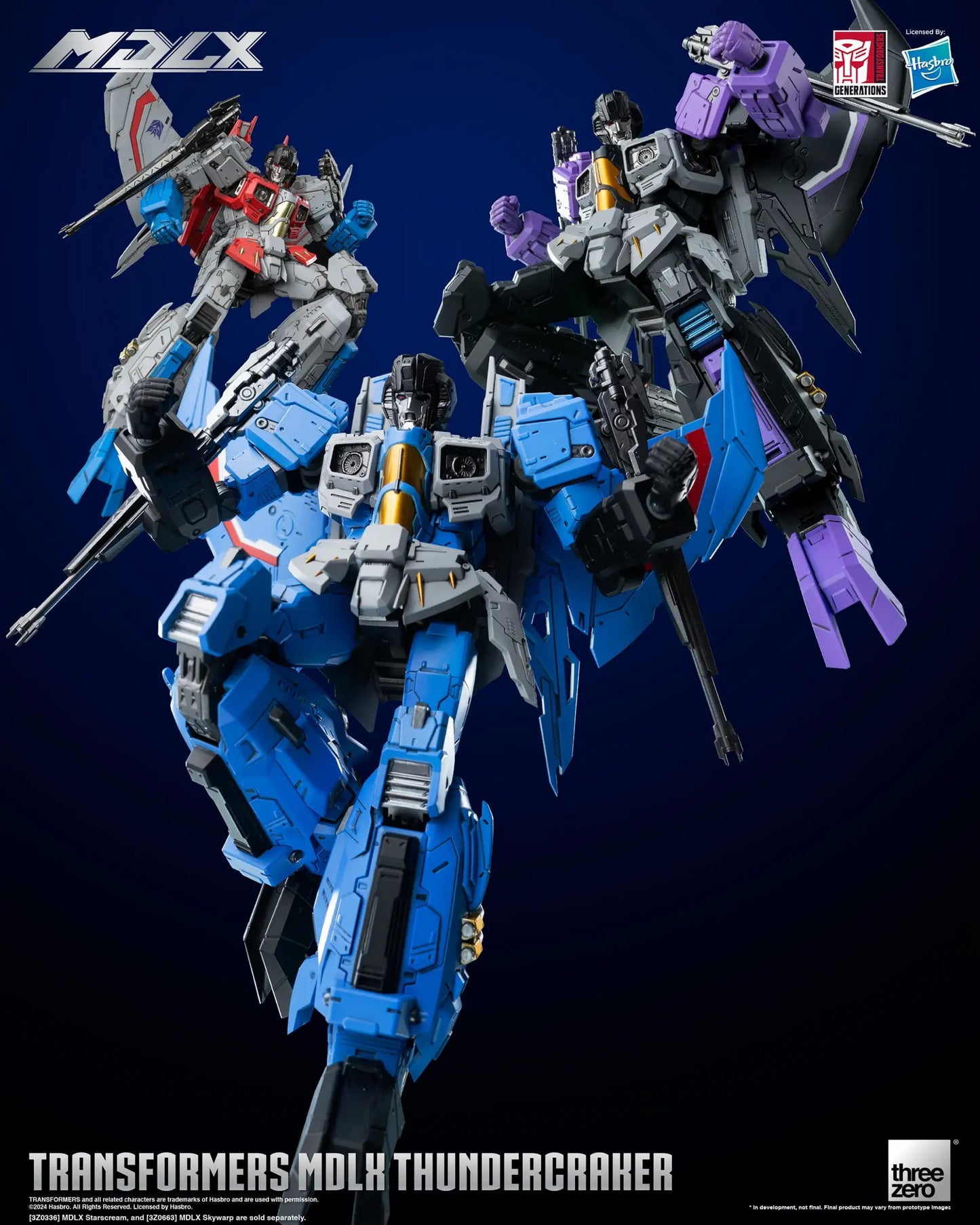 Transformers MDLX Thundercracker action figure 20 cm