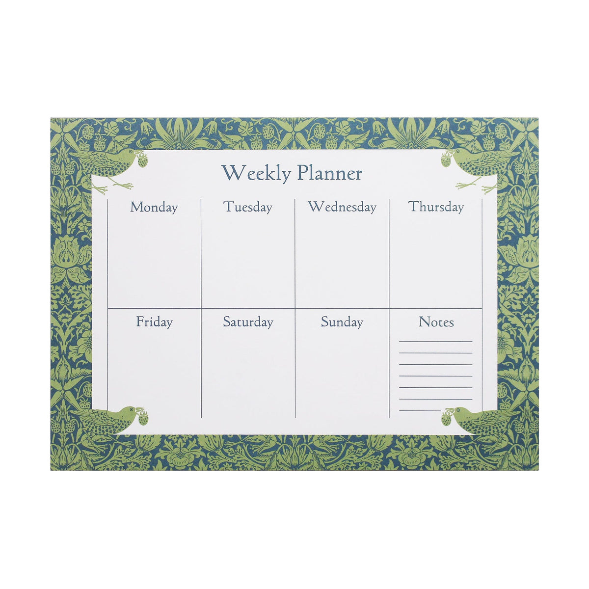 Weekly planner - William Morris - ACS Sage