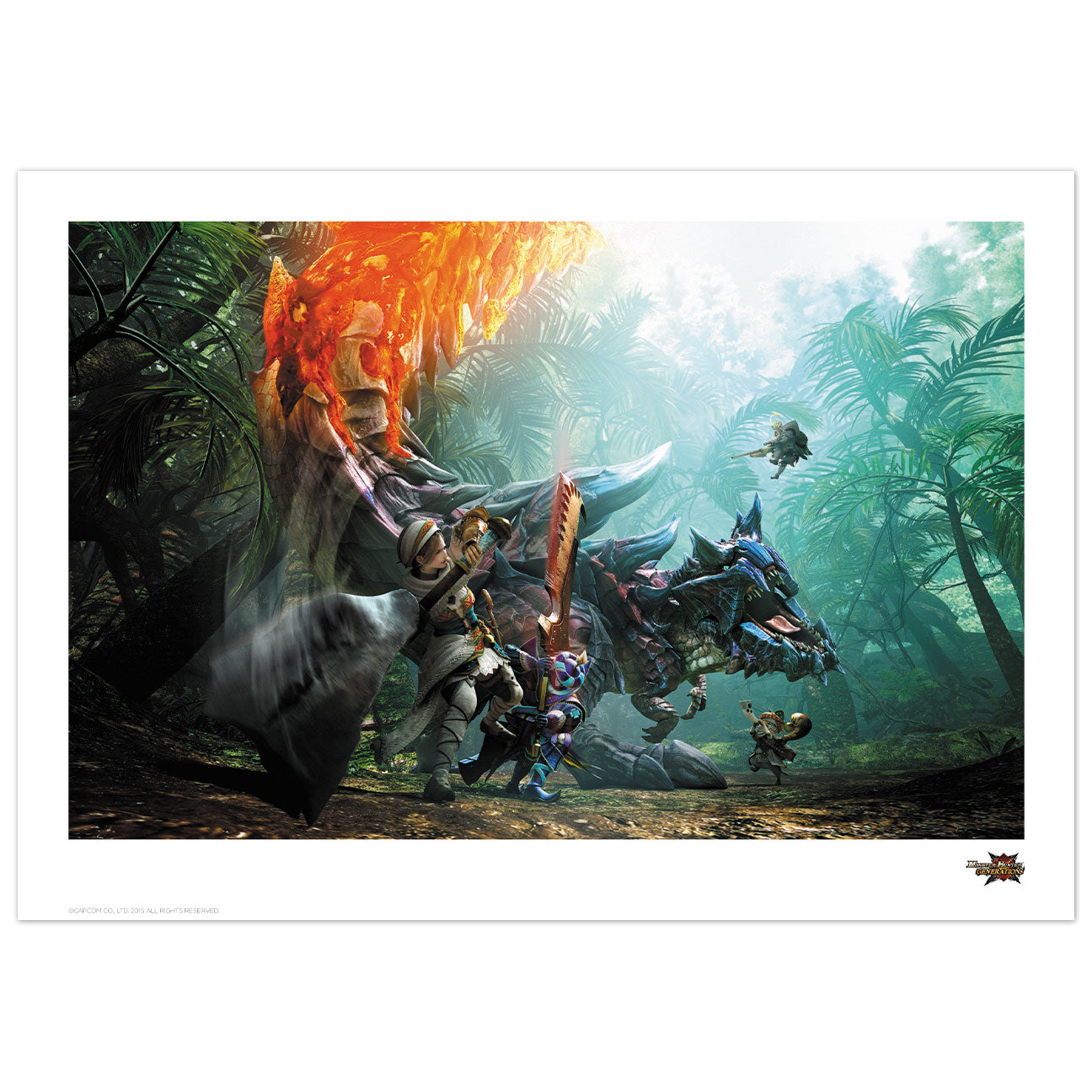 Affiche collector Monster Hunter