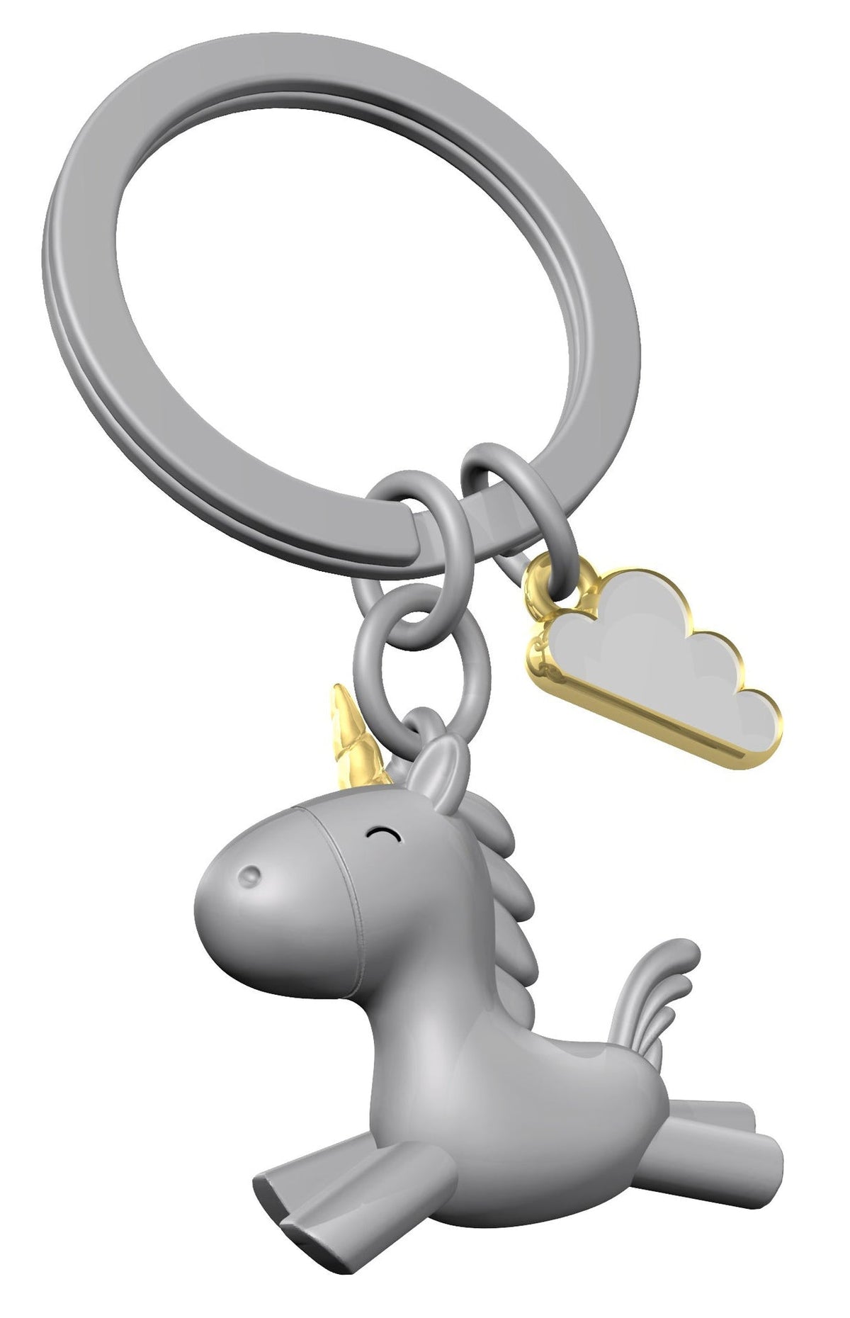 Porte-clés Licorne Volante avec Nuage