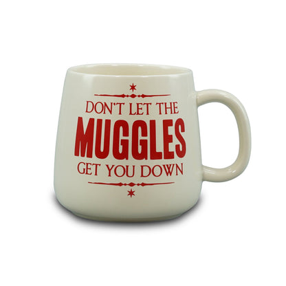 Ovale Harry Potter Tasse - Lass die Muggel 370 ml nicht ran