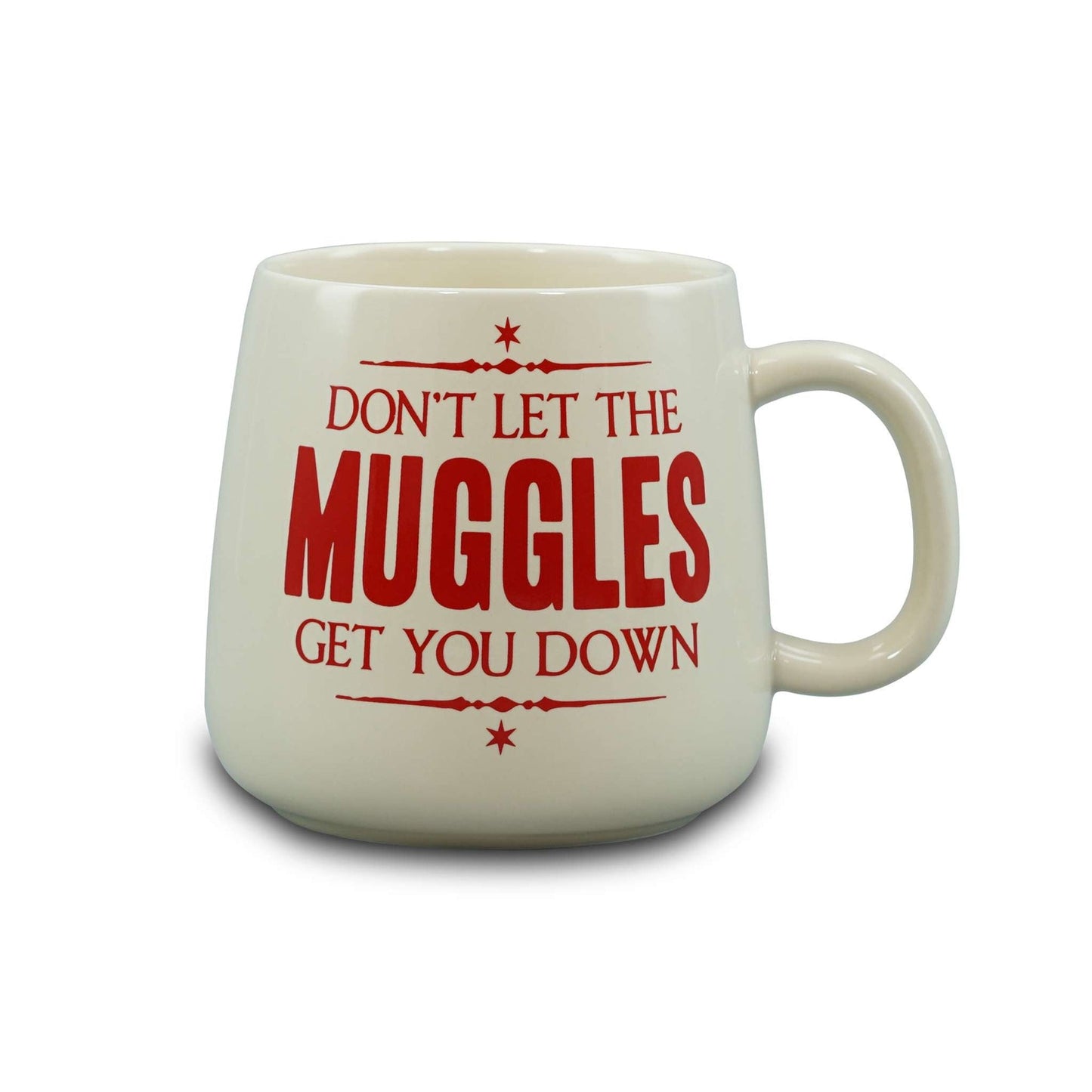 Ovale Harry Potter Tasse - Lass die Muggel 370 ml nicht ran