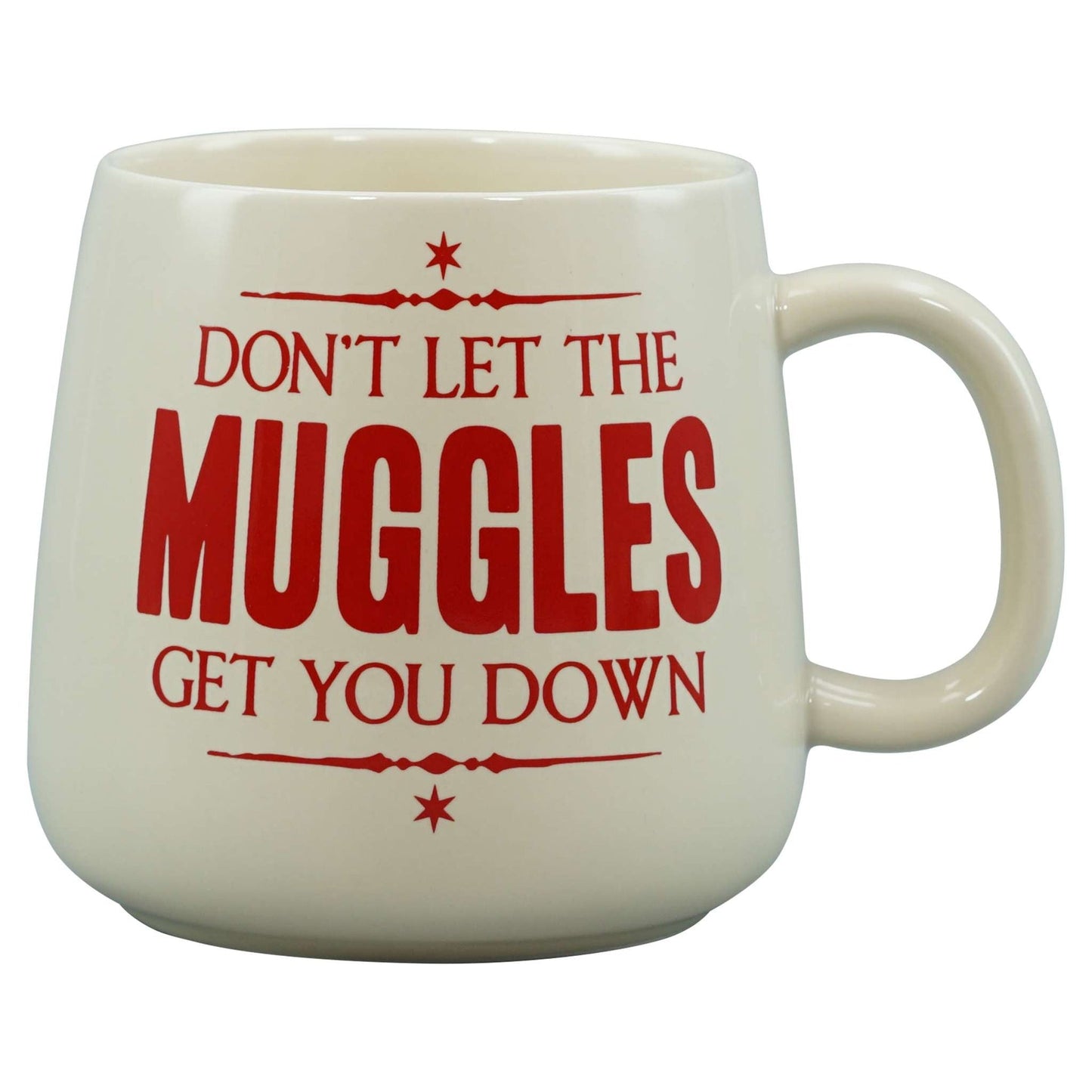 Ovale Harry Potter Tasse - Lass die Muggel 370 ml nicht ran