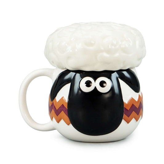 3D-Tasse Wallace & Gromit – mit Shaun-Deckel