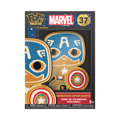 Pop! Pin Gingerbread Captain America – visuel officiel Funko