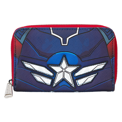 captain america brave new world cosplay zip around wallet