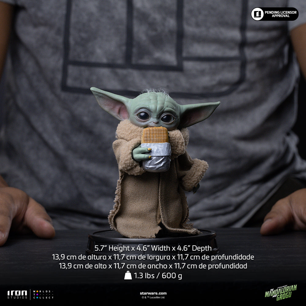 Grogu Food Cart Snack Statue - Mandalorian and Grogu Movie - Grogu Collection - The Mandalorian & Grogu