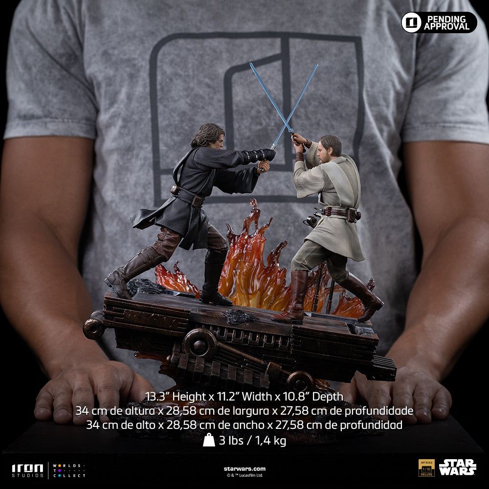 Statue Anakin Vs Obi-Wan (Revenge of the Sith 20th Years Anniversary) - Star Wars - Art Scale 1/10