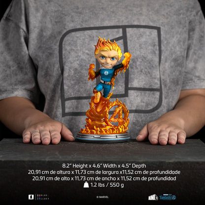 Human Torch (Blue Suit Variant) Figure - Fantastic Four - Mini Co. - The Fantastic Four