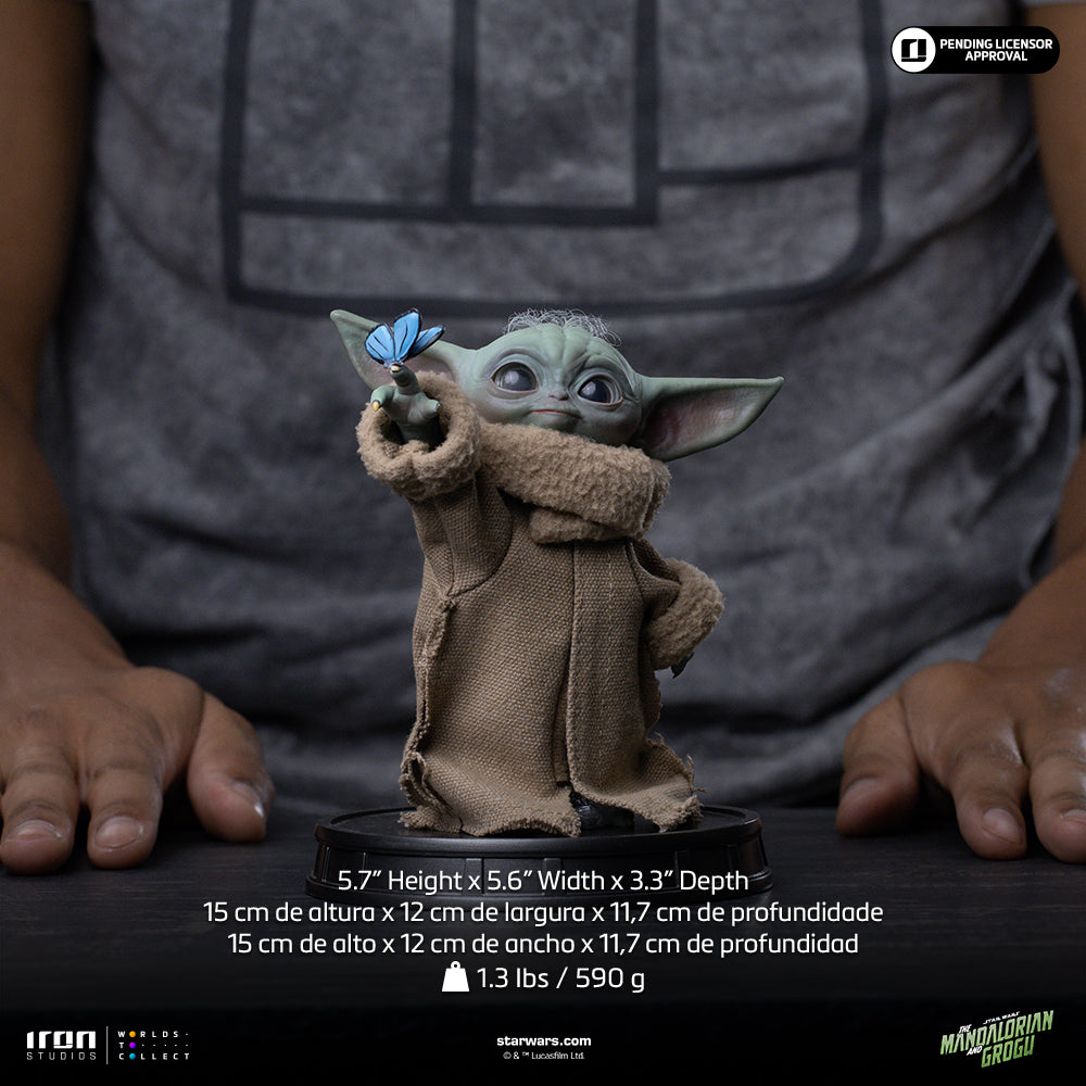 Statue Grogu Butterfly Wonder - Mandalorian and Grogu Movie - Grogu Collection - The Mandalorian & Grogu