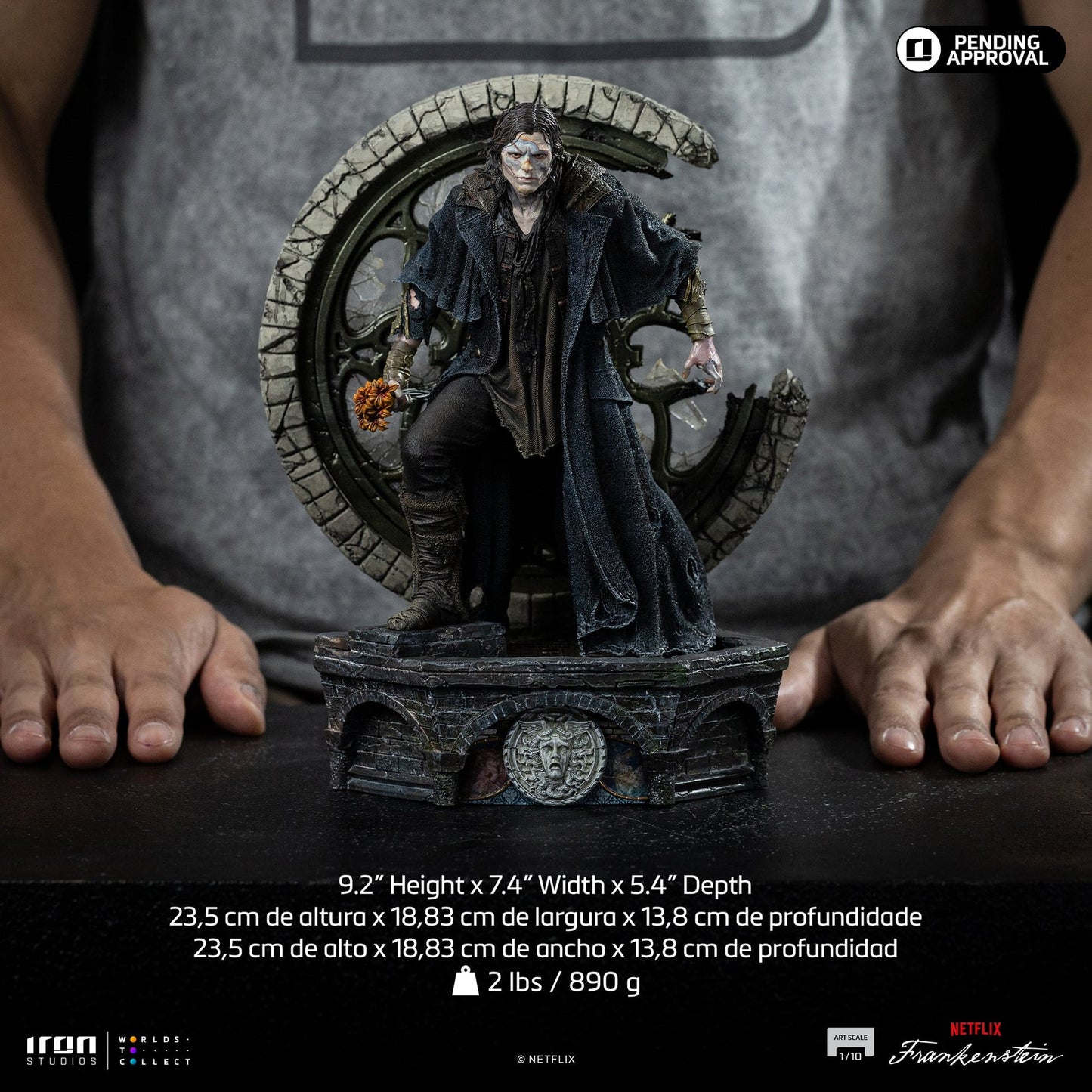 Frankenstein's Monster Statue - Guillermo Del Toro's Frankenstein - Art Scale 1/10