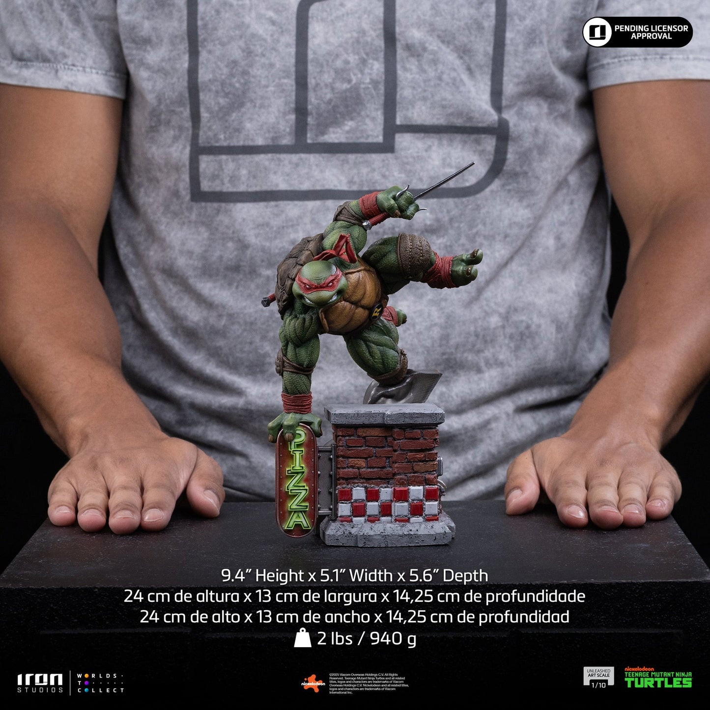 Statue Raphael Unleashed - Teenage Mutant Ninja Turtles - Art Scale 1/10