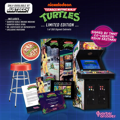 Teenage Mutant Ninja Turtles Quarter Size Arcade Cabinet (Exclusive Signed Collector's Edition)