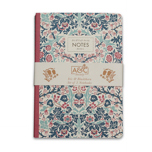 Set of 2 A5 Notebooks - Blackthorn / Iris
