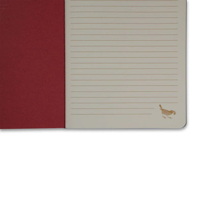 Set of 2 A5 notebooks - Raspberry / Sage