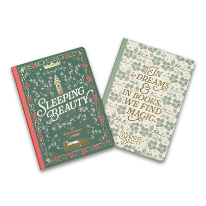 Set of 2 A5 Sleeping Beauty notebooks