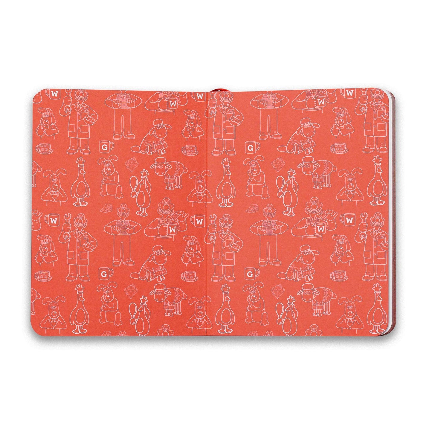 A6 Softcover Notizbuch Wallace & Gromit - Wallace Erfindet