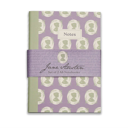 Ensemble de 2 carnets A6 Jane Austen