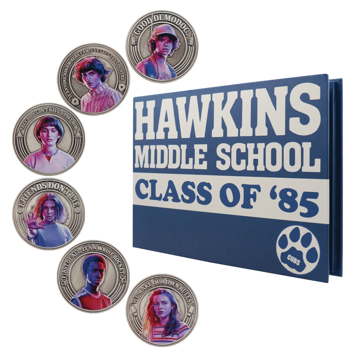 Objet collector Stranger Things - Yearbook Coin Album