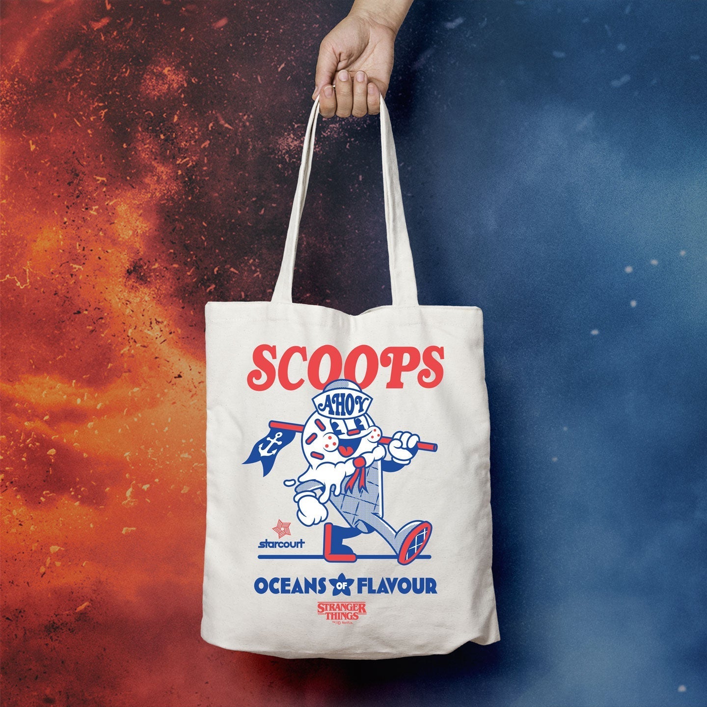 Stranger Things Einkaufstasche – Scoops Ahoy 