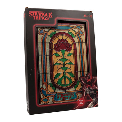 Plaque résine Stranger Things - Creel House Stained Glass Window
