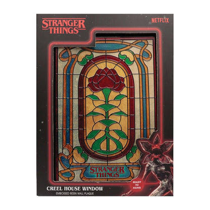 Plaque résine Stranger Things - Creel House Stained Glass Window