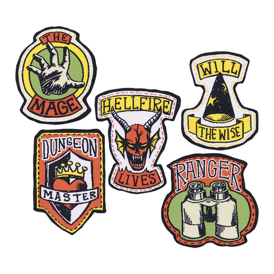 Objet collector Stranger Things - Set of Five Fabric Patches
