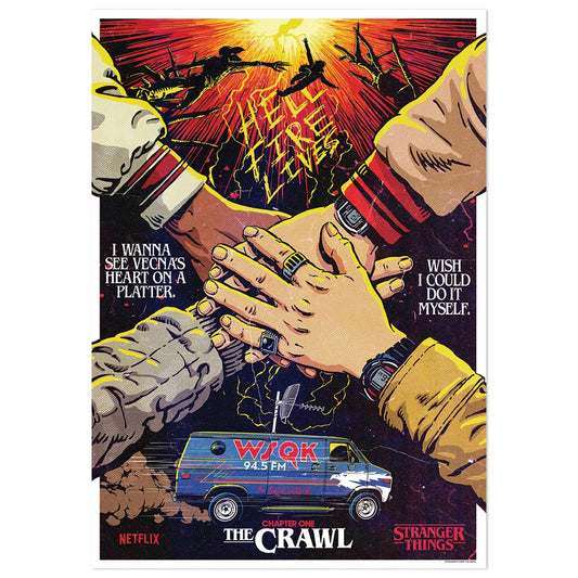 Affiche collector Stranger Things - 5 - 'The Crawl'