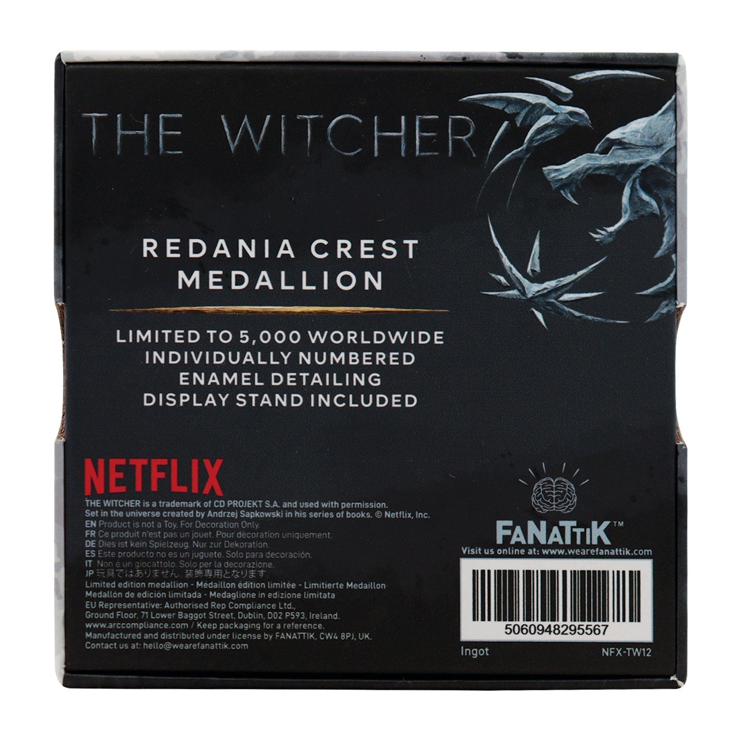 Médaillon collector The Witcher - Redania Crest