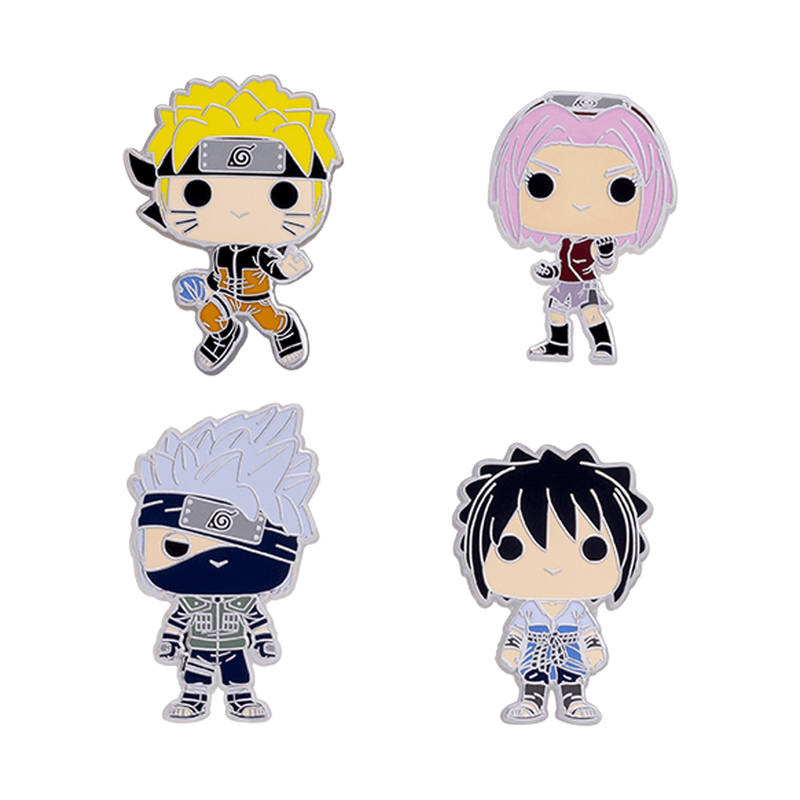 Naruto: Shippuden 4er-Pack Pin-Set 