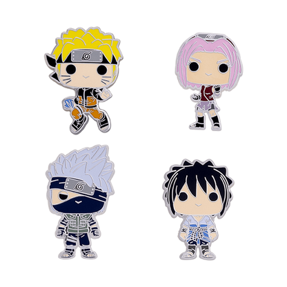 Naruto Shippuden 4-Pack Pin Set