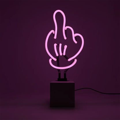 Neonlampe Hand "Fuck"