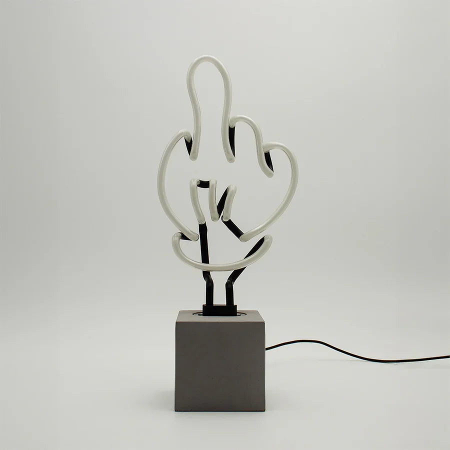 Neonlampe Hand "Fuck"