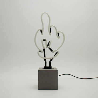 Neonlampe Hand "Fuck"