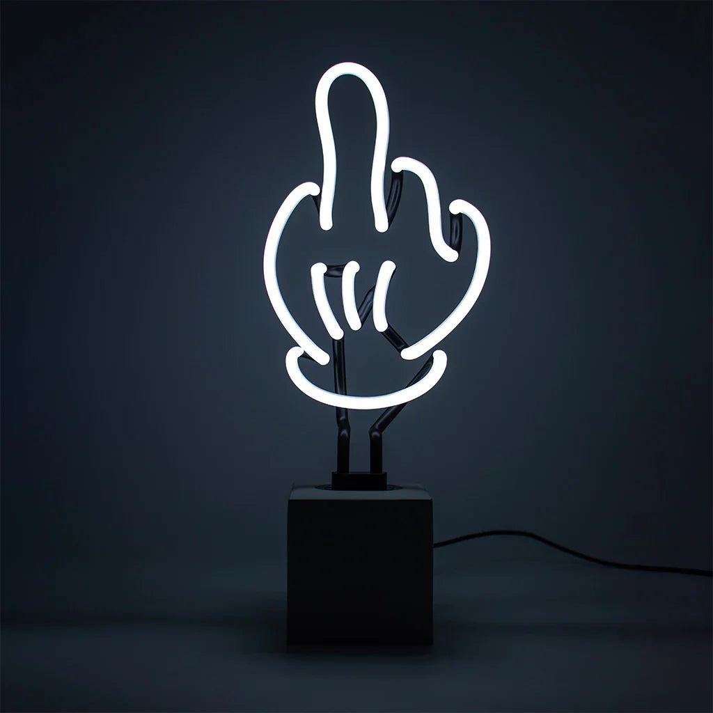 Neonlampe Hand "Fuck"