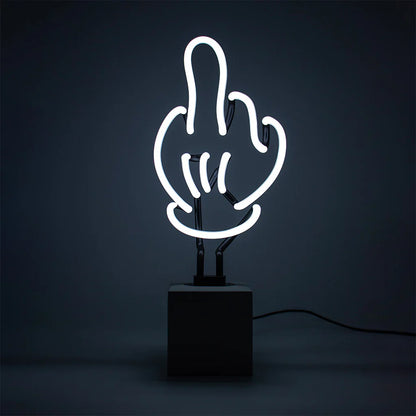 Neonlampe Hand "Fuck"