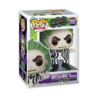 Pop! Plus Beetlejuice auf Grabstein