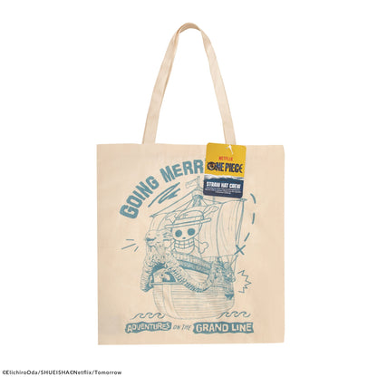 Tote Bag en Coton Équipage du Chapeau de Paille