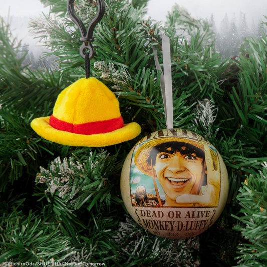 Weihnachtskapsel Plüsch-Schlüsselanhänger Strohhut