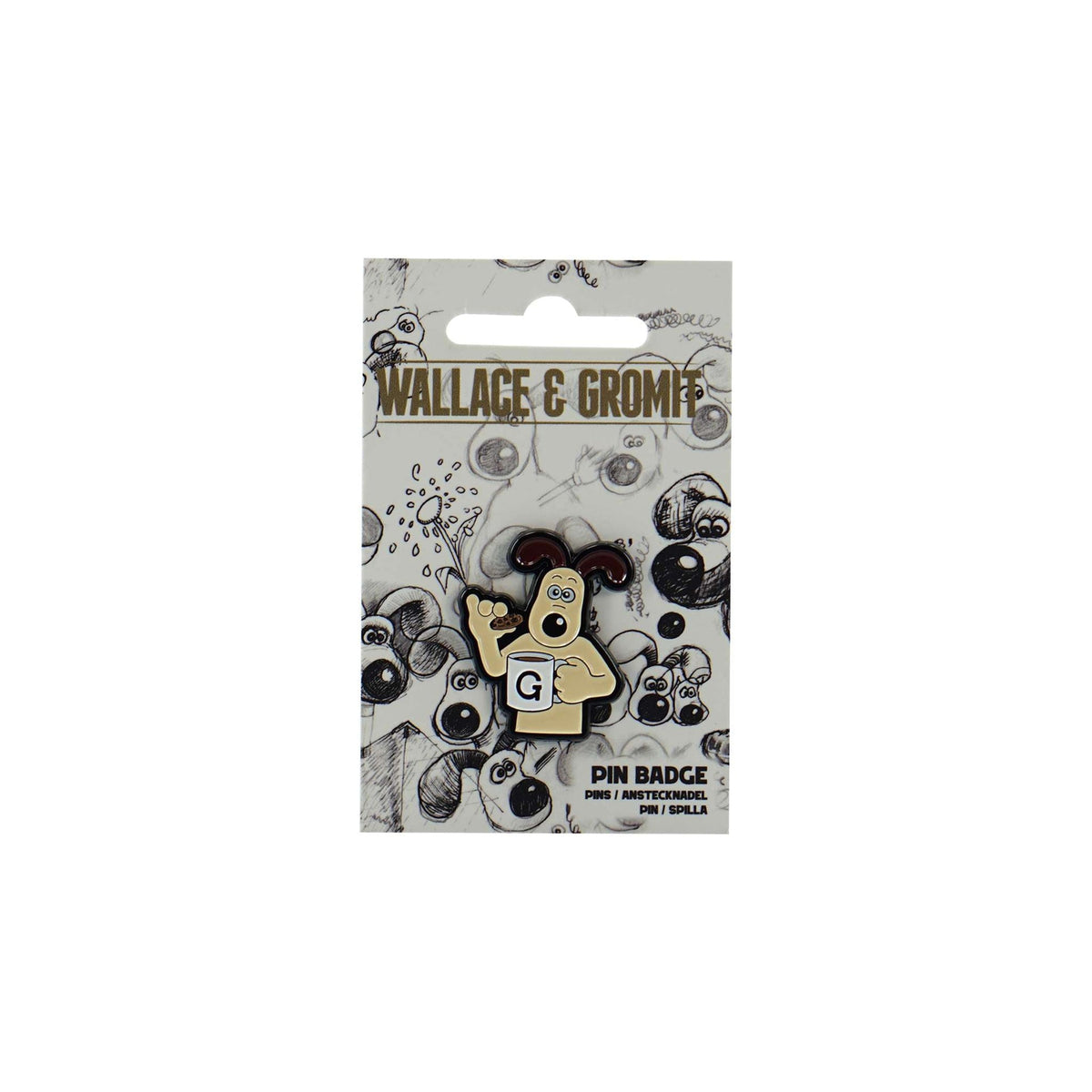 Wallace & Gromit Pin - Gromit