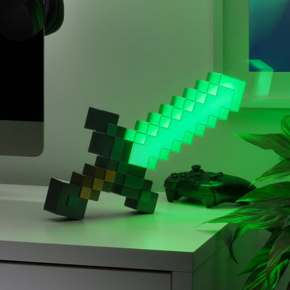 Lampe Minecraft - Epée Diamant