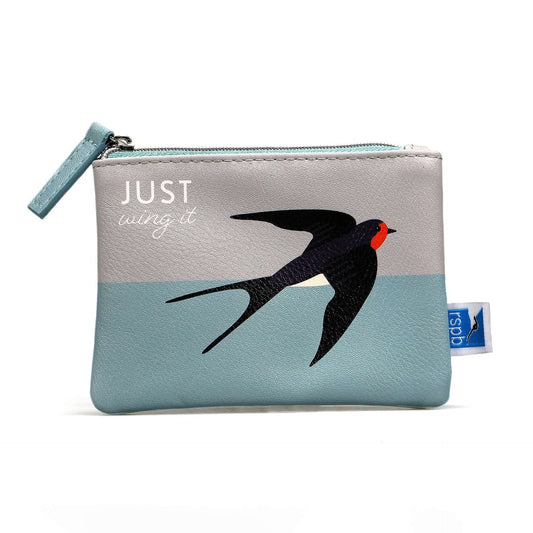 RSPB Purse - Swallows 9 cm x 13 cm