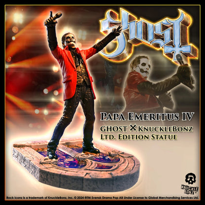 Papa Emeritus IV (Rote Jacke) Statue – Rock Iconz – VORBESTELLUNG* 