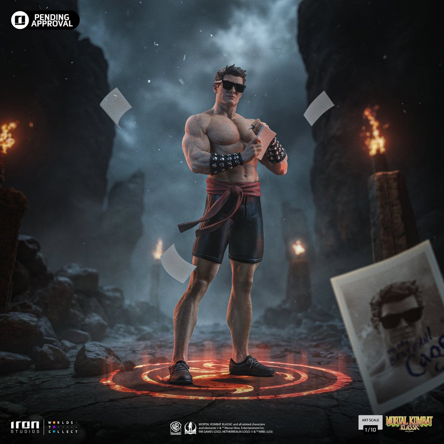 Statue Johnny Cage - Mortal Kombat - Art Scale 1/10