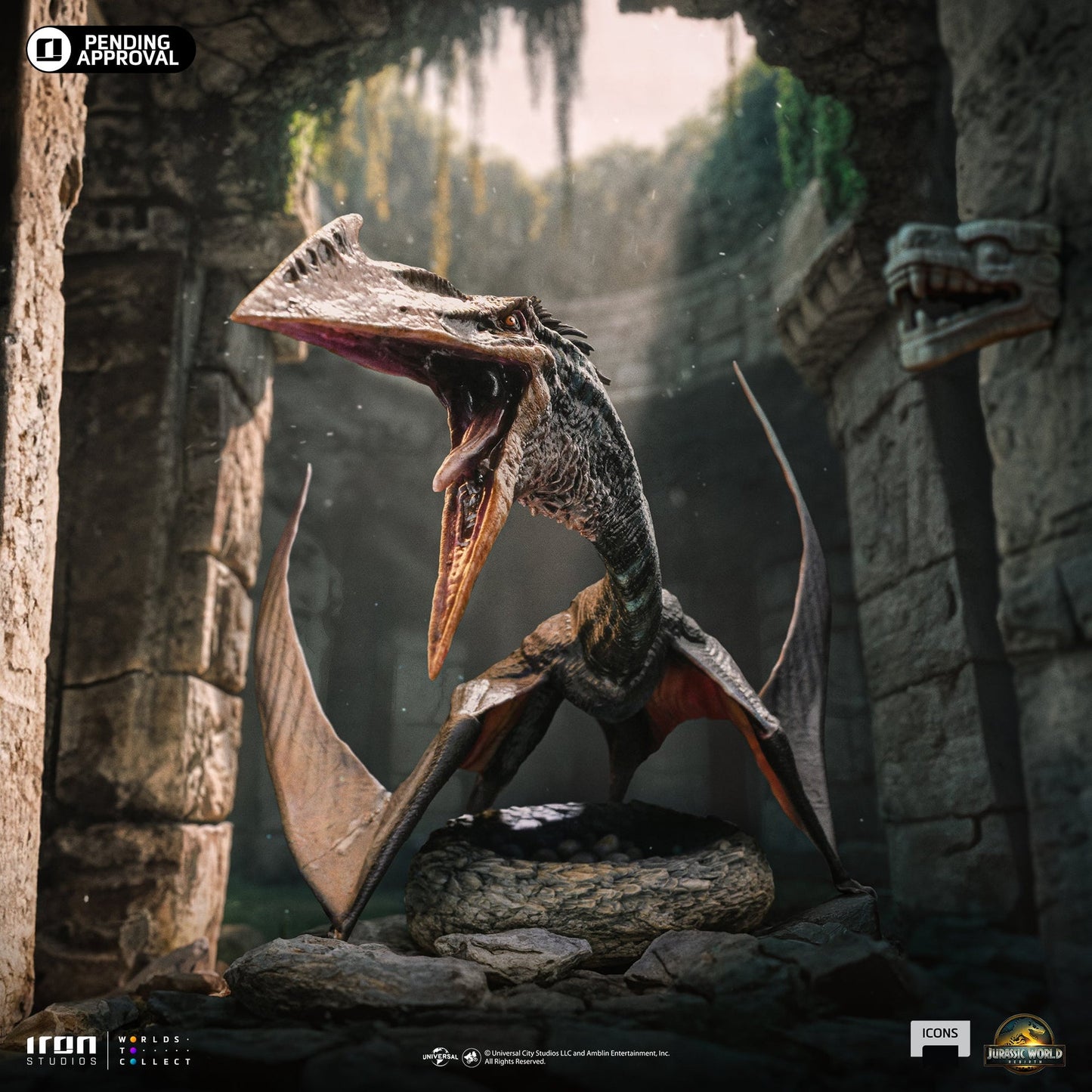 Quetzalcoatlus Statue - Jurassic World: Rebirth - Icons