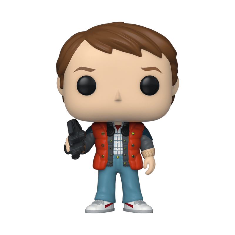 Funko Pop! Marty McFly en doudoune rouge sans manches Puffy Vest Retour vers le Futur Funko