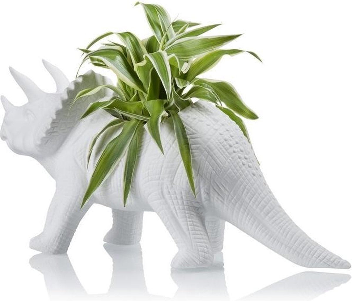 Dinosaurier-Triceratop-Blumentopf