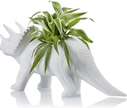 Dinosaurier-Triceratop-Blumentopf