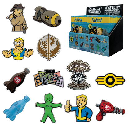 Display de 12 blind boxes Fallout - pin’s mystère Volume 2 - packaging principal